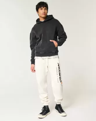 Avslappnade McLaren Graphic Fleece Joggers