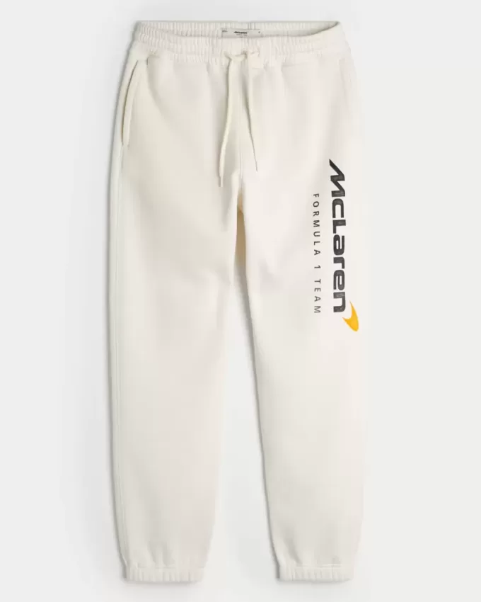 Avslappnade McLaren Graphic Fleece Joggers