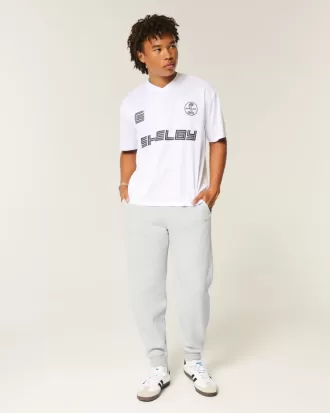 Avslappnade Rib Joggers