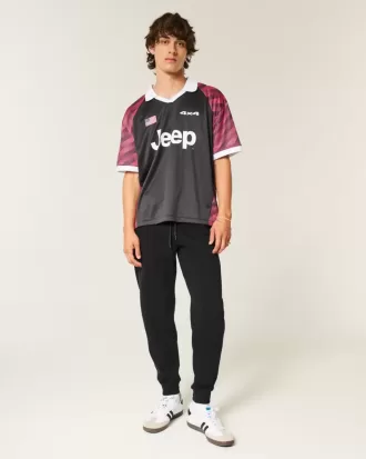 Avslappnade Rib Joggers