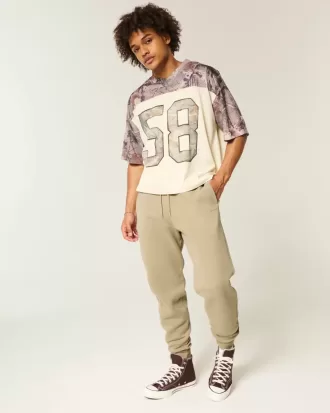 Avslappnade Rib Joggers
