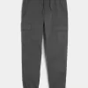 Avslappnade Twill Cargo Joggers Avslappnade Twill Cargo Joggers