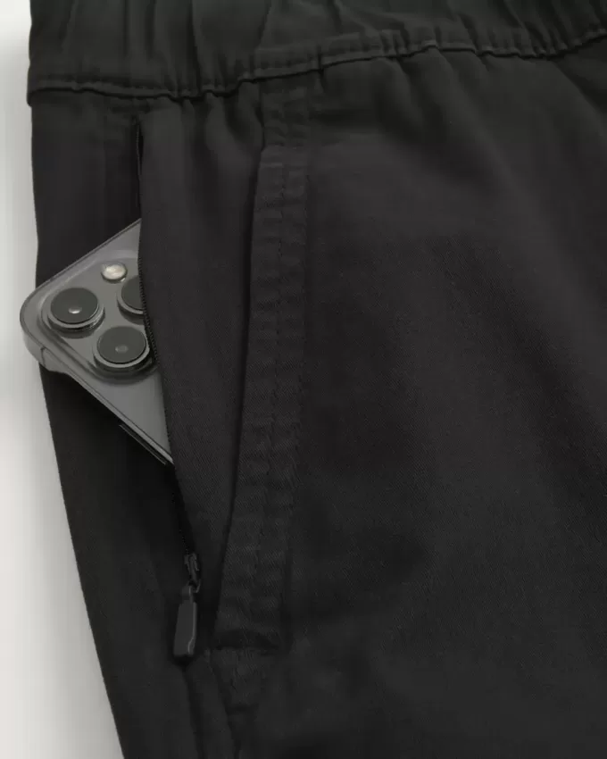 Avslappnade Twill Cargo Joggers Avslappnade Twill Cargo Joggers