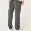 Avslappnade Twill Cargo Joggers Avslappnade Twill Cargo Joggers