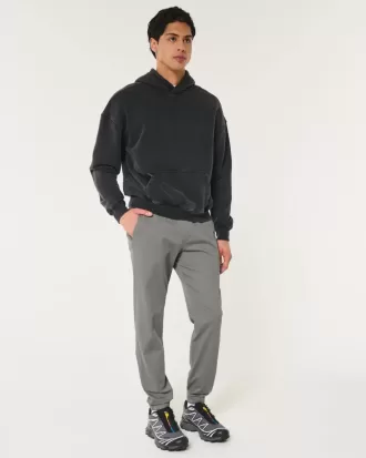 Avslappnade twilljoggare