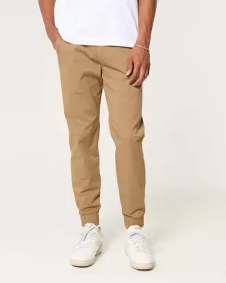 Avslappnade twilljoggare