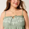 Axelbandslös Broderad Babydoll Klänning Axelbandslös Broderad Babydoll Klänning