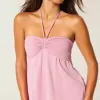 Axelbandslös Cinched Babydoll Top Axelbandslös Cinched Babydoll Top