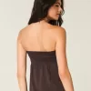 Axelbandslös Cinched Babydoll Top Axelbandslös Cinched Babydoll Top