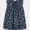 Axelbandslös Ruffle Babydoll Miniklänning Axelbandslös Ruffle Babydoll Miniklänning