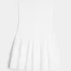 Axelbandslös smockad bodice miniklänning Axelbandslös smockad bodice miniklänning