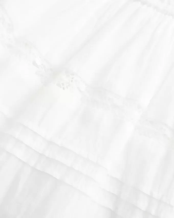 Axelbandslös smockad bodice miniklänning Axelbandslös smockad bodice miniklänning
