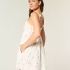 Babydoll Miniklänning med knytband