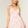 Babydoll Romper med öppen rygg