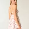 Babydoll Romper med öppen rygg