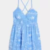 Babydoll Romper med öppen rygg