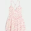 Babydoll Romper med öppen rygg