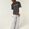 Baggy Bootcut träningsbyxor Baggy Bootcut träningsbyxor