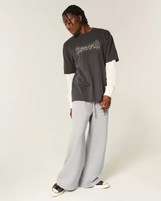 Baggy Bootcut träningsbyxor