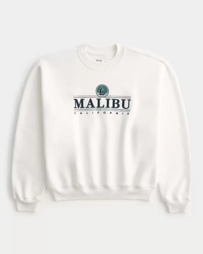 Baggy Cinch Malibu Graphic Crew Sweatshirt Baggy Cinch Malibu Graphic Crew Sweatshirt