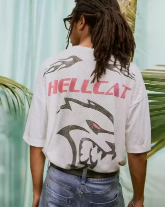 Baggy Dodge Hellcat grafisk tröja
