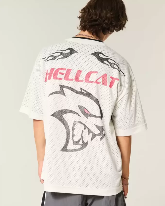 Baggy Dodge Hellcat grafisk tröja Baggy Dodge Hellcat grafisk tröja