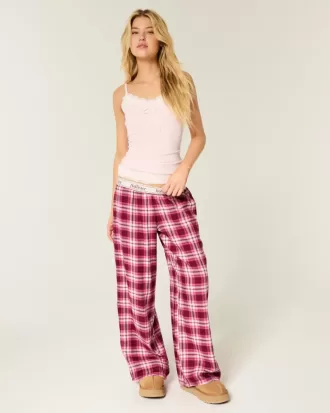 Baggy Flanell Byxor