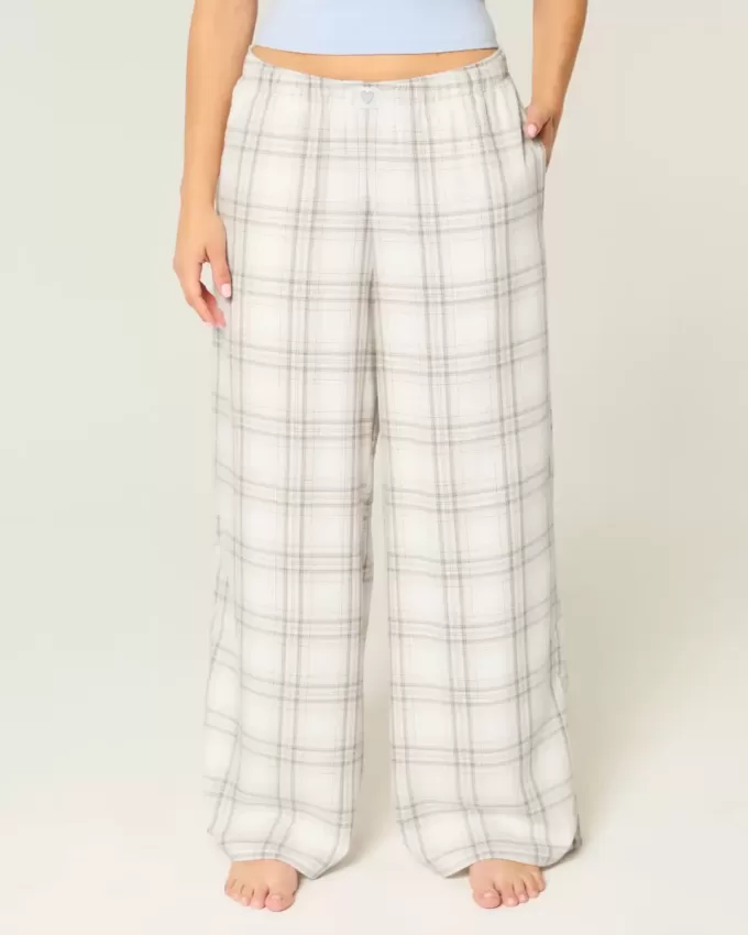 Baggy Flanell Byxor Baggy Flanell Byxor