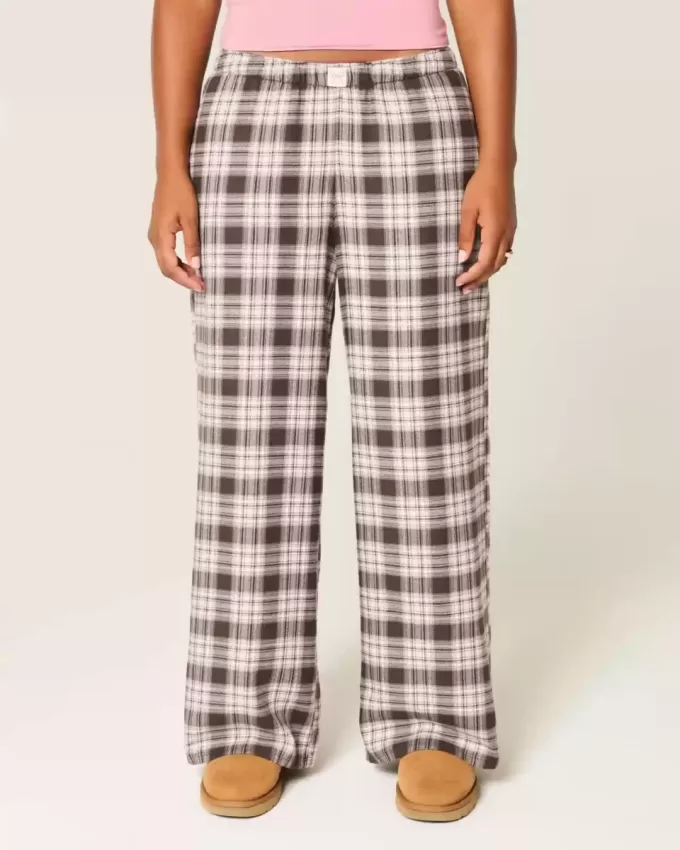 Baggy Flanell Byxor Baggy Flanell Byxor