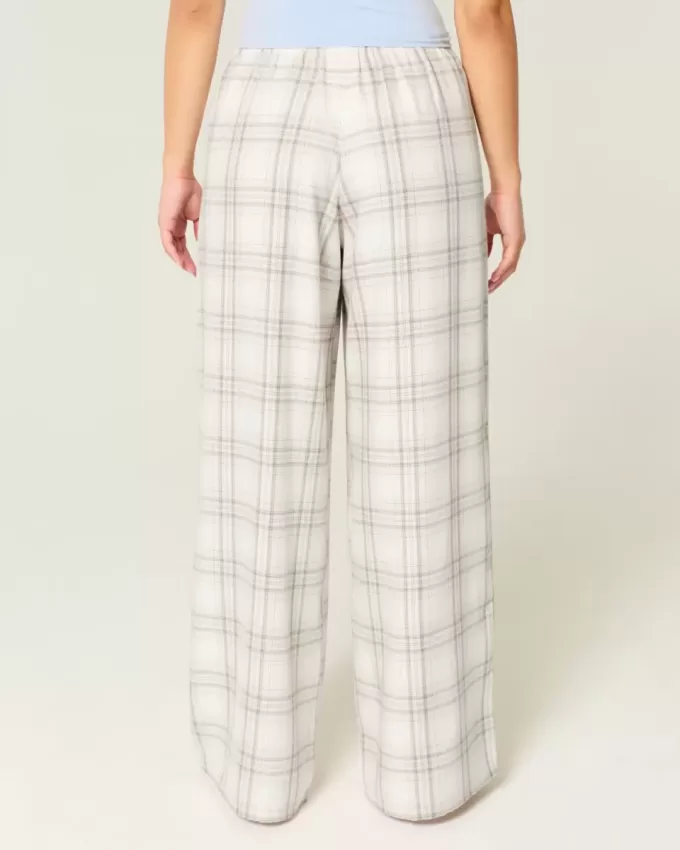 Baggy Flanell Byxor Baggy Flanell Byxor