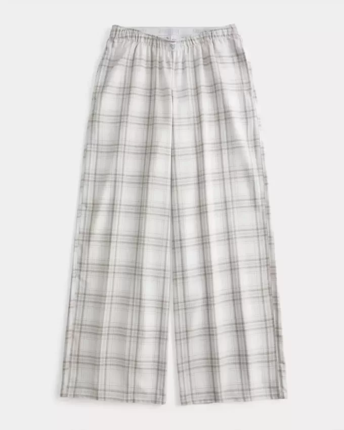 Baggy Flanell Byxor Baggy Flanell Byxor