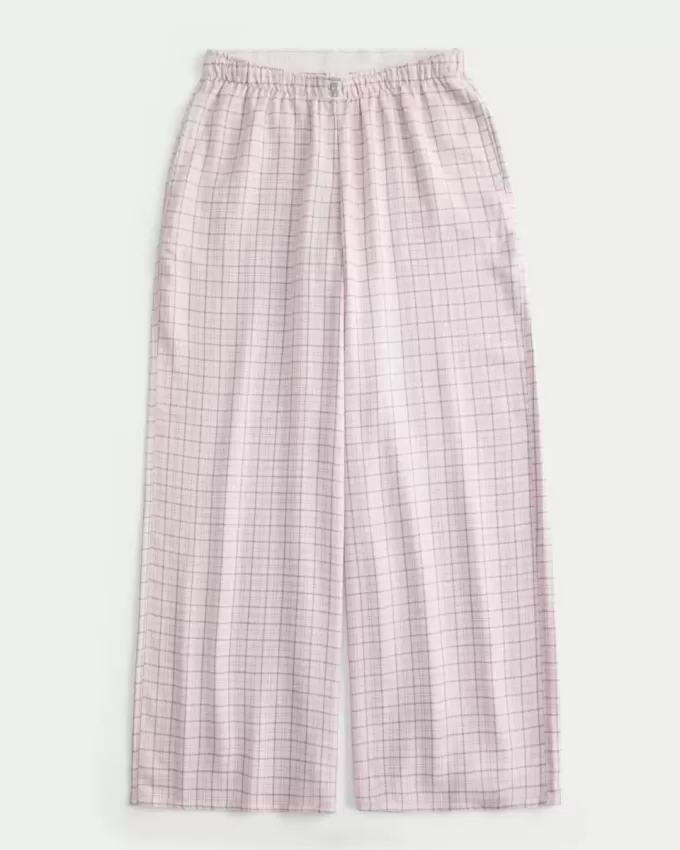 Baggy Flanell Byxor Baggy Flanell Byxor
