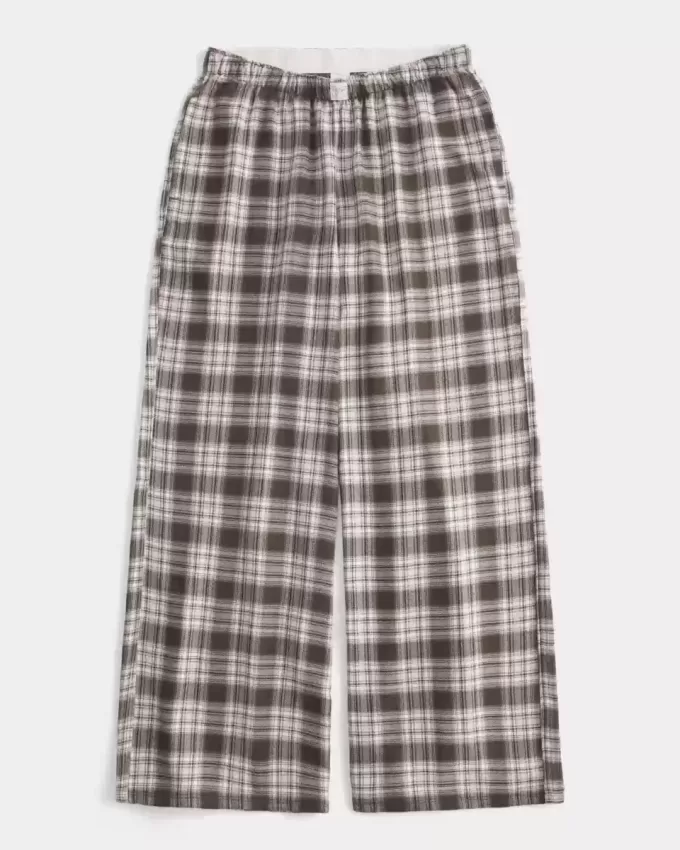 Baggy Flanell Byxor Baggy Flanell Byxor