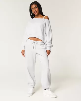 Baggy fleece joggingbyxor
