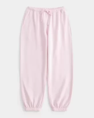 Baggy fleece joggingbyxor