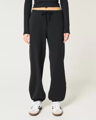Baggy fleece joggingbyxor