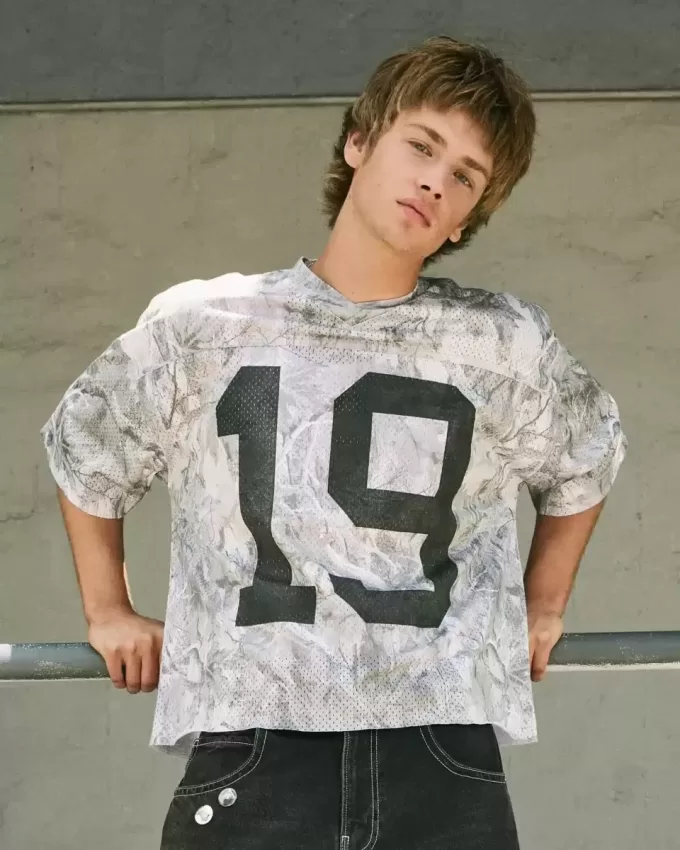 Baggy Graphic Camo Jersey Baggy Graphic Camo Jersey