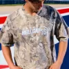 Baggy Heavyweight Crop Dodge Graphic Camo Tee