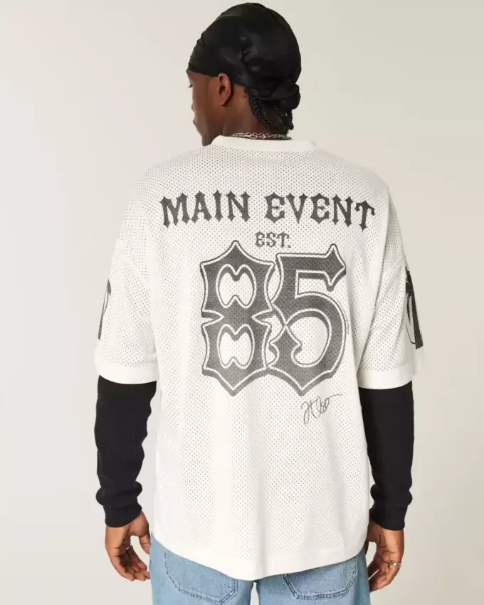 Baggy Jey Uso Yeet grafisk tröja
