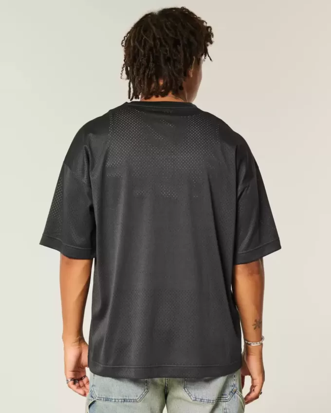 Baggy mönster grafisk tröja Baggy mönster grafisk tröja