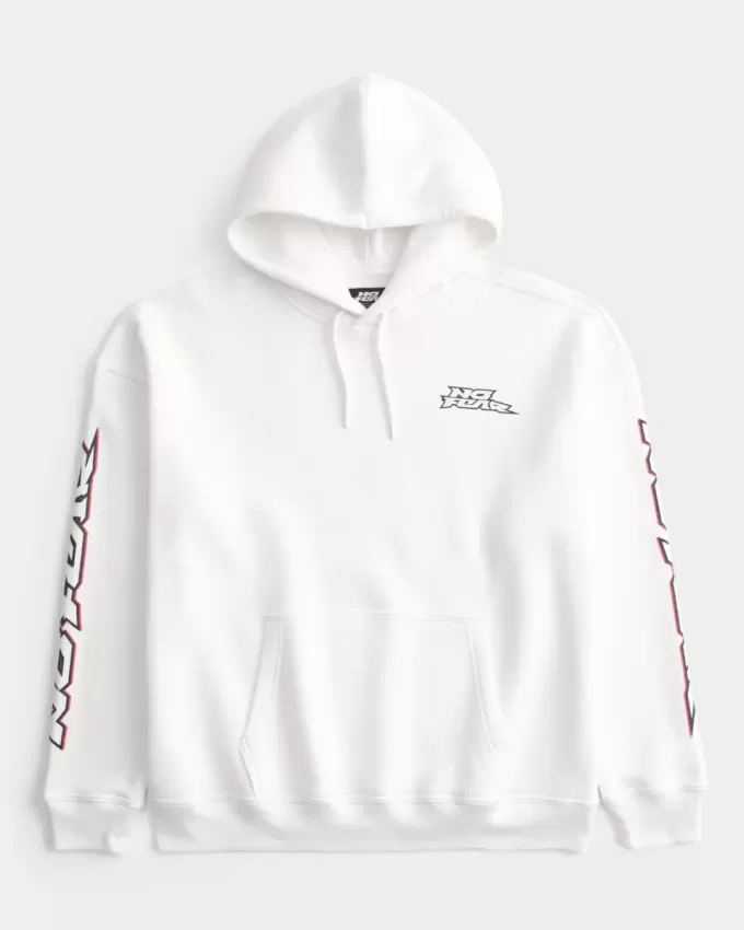Baggy No Fear Graphic Hoodie Baggy No Fear Graphic Hoodie