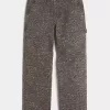 Baggy Painter Jeans med leopardtryck Baggy Painter Jeans med leopardtryck