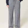 Baggy Pull-On byxor i linneblandning Baggy Pull-On byxor i linneblandning