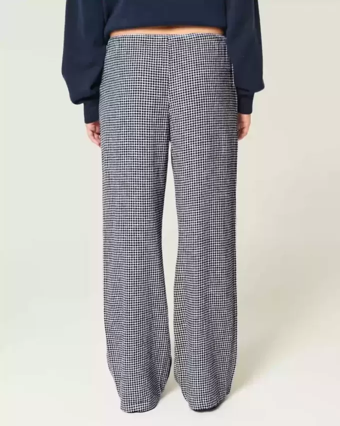 Baggy Pull-On byxor i linneblandning Baggy Pull-On byxor i linneblandning