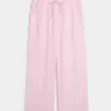 Baggy Pull-On byxor i linneblandning Baggy Pull-On byxor i linneblandning