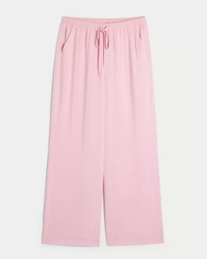 Baggy Pull-On byxor med låg höjd Baggy Pull-On byxor med låg höjd