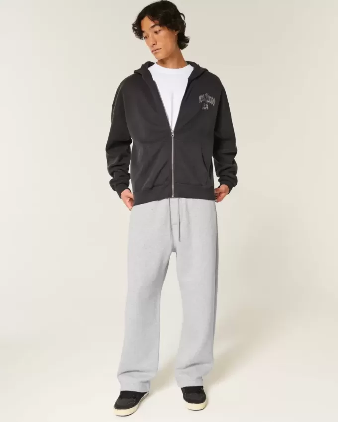 Baggy träningsbyxor