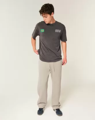 Baggy träningsbyxor