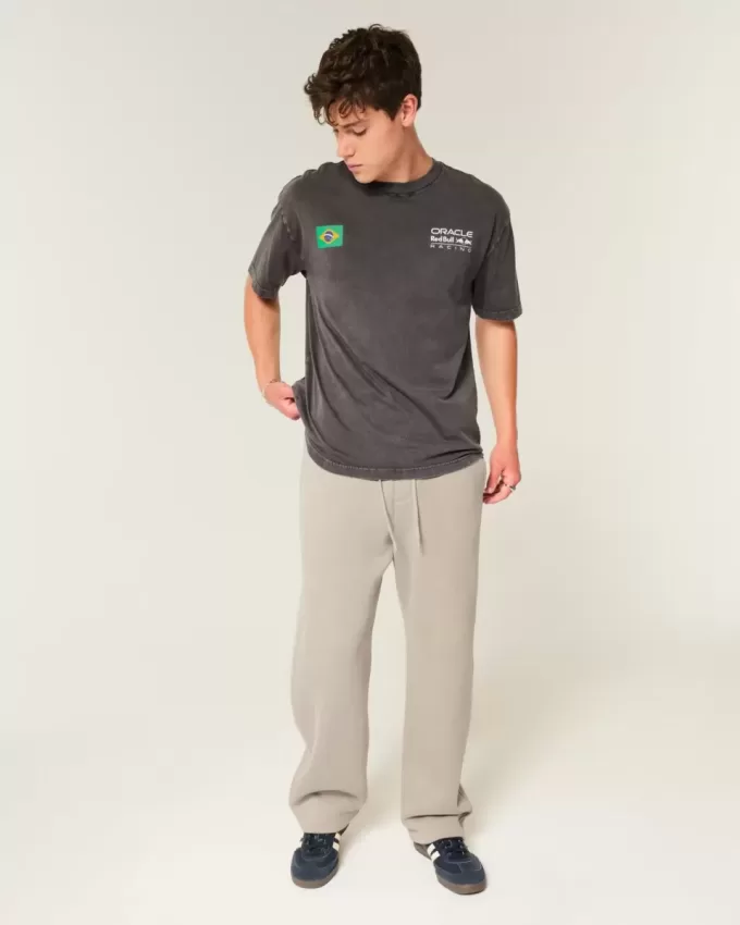 Baggy träningsbyxor