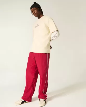 Baggy träningsbyxor